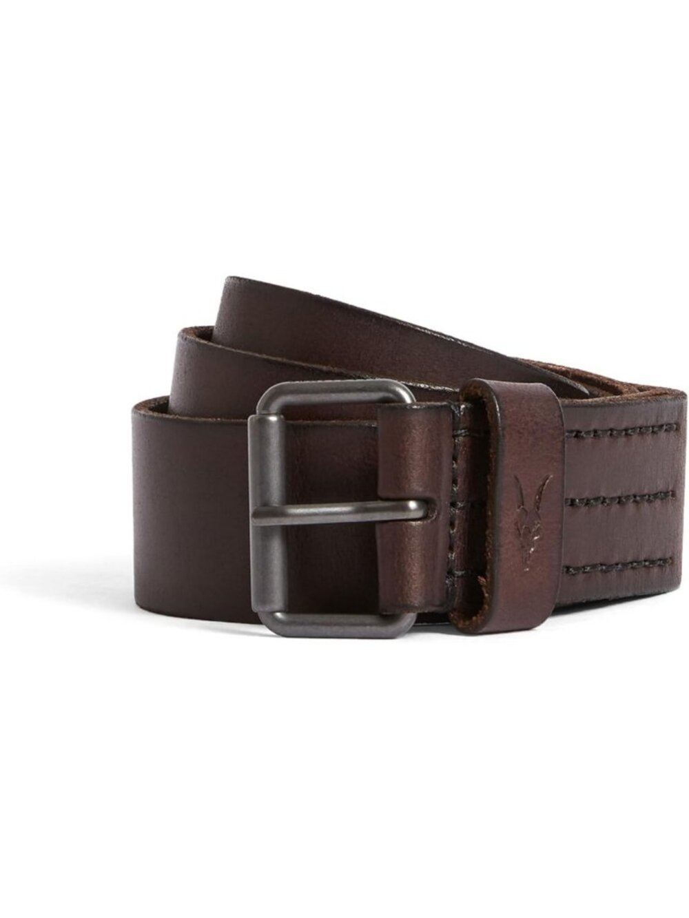 Stylish Men's 35mm Flat Strap Leather Belt - Versatile Fashion Accessory